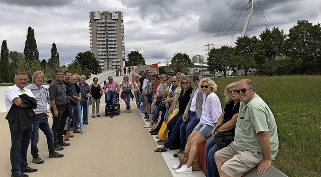 Die Neuenburger Delegation in Lahr  | Foto: Stadt Neuenburg