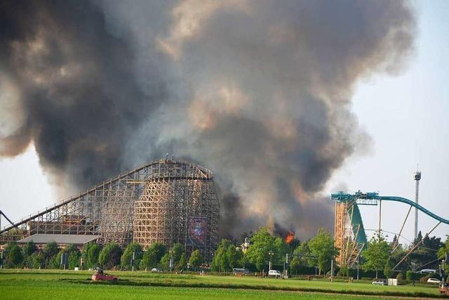 Der Ascheregen beim Brand im Europa-Park war ungefhrlich, sagt das Gesundheitsamt