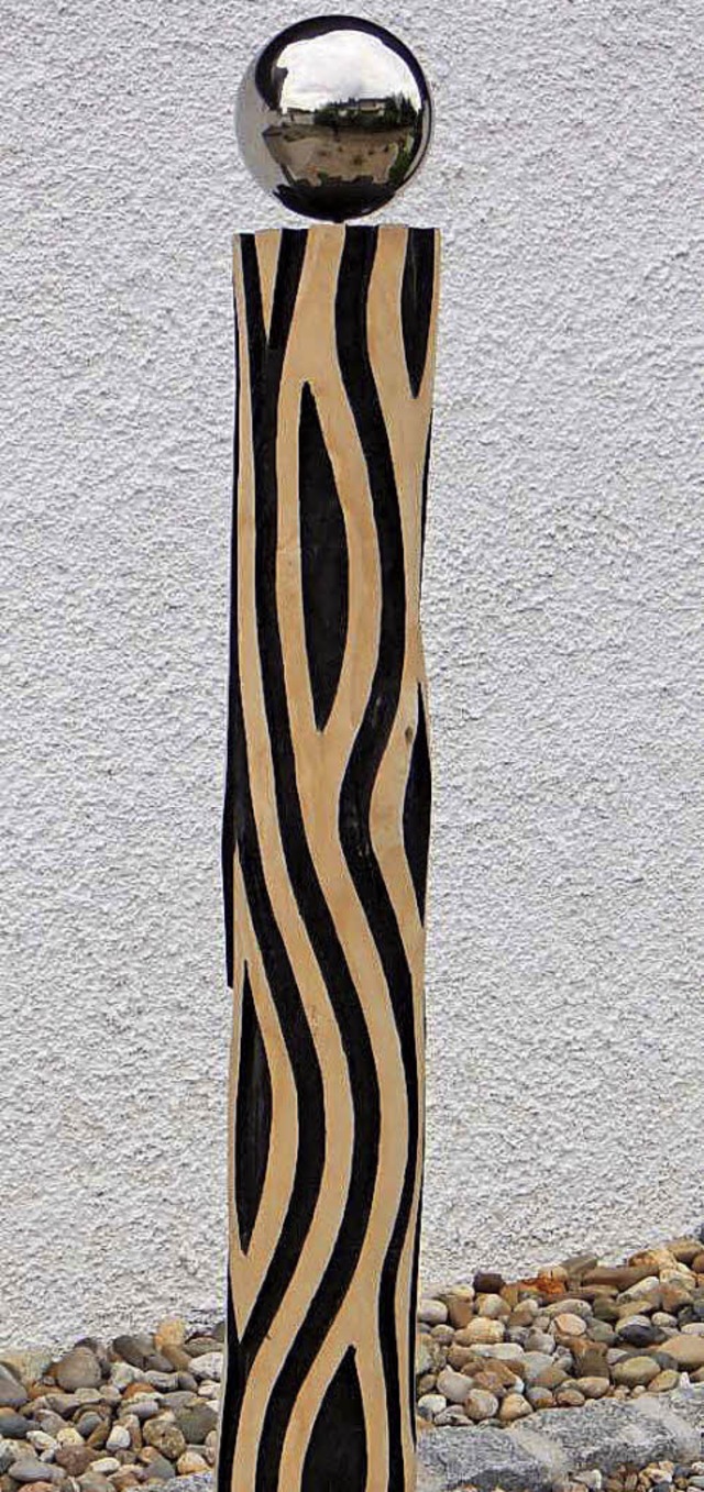 &#8222;Zebra-Stele&#8220; von Michael Weick, Deutschland  | Foto: Veranstalter