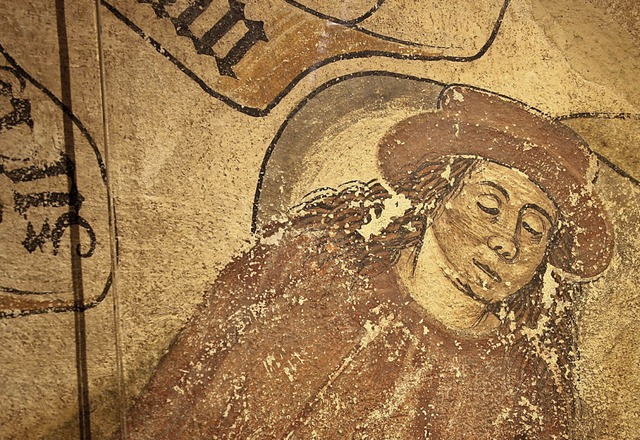 Die Wandmalerei des Niemand im senber...Endingen entstand vor rund 500 Jahren.  | Foto: Christiane Franz