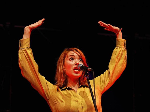 Magdalena Ganter auf dem ZMF in Freiburg