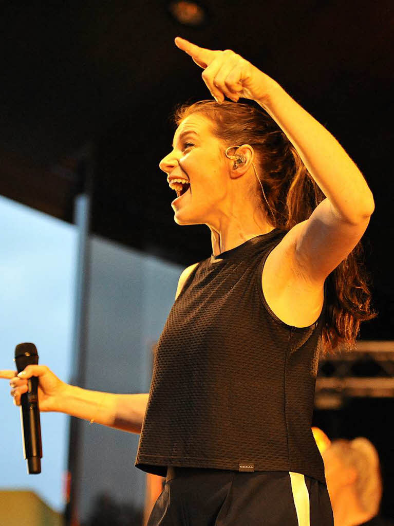 Yvonne Catterfeld beim Open Air im Park in Bad Krozingen