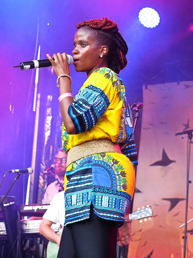 Treesha & The Evolution Band auf dem African Music Festival in Emmendingen