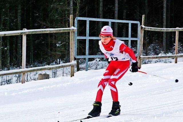 Ekaterina Kauffmann ist Deutsche Para-Schülermeisterin im Skilanglauf und im Biathlon