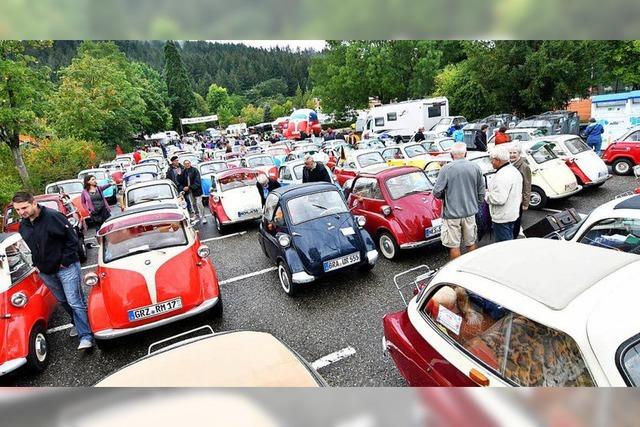 Isetta-Nostalgiker kommen voll auf ihre Kosten