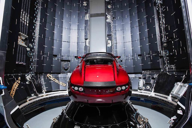 Der Tesla Roadster wurde schon ins All geschossen.   | Foto: SpaceX