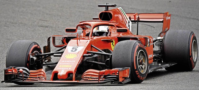 Ferrari-Pilot Sebastian Vettel kommt i...mal aus der Sommerpause der Formel 1.   | Foto: AFP