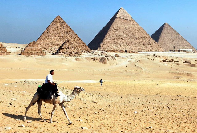 Die Pyramiden von Gizeh.  | Foto: dpa