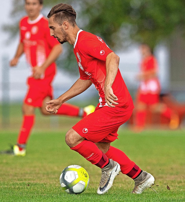 Kevin Hoheisel htte zum Matchwinner d...nce wurde zu Unrecht zurckgepfiffen.   | Foto: Scheu