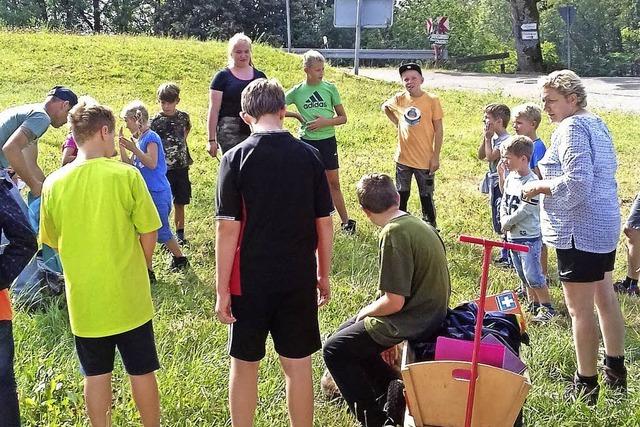 Schnitzeljagd sorgte fr ganz viel Spa