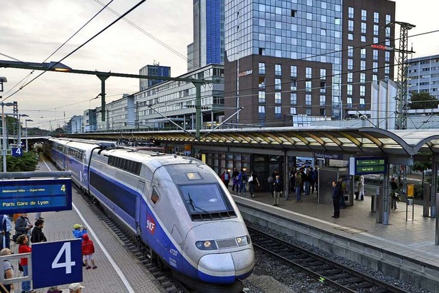 Der TGV soll knftig gen Norden nach Paris fahren.   | Foto: Michael Bamberger