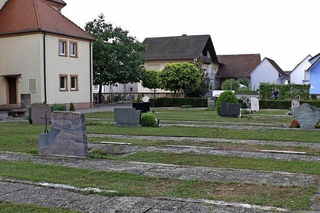 Der Friedhof wird demnchst umgestaltet