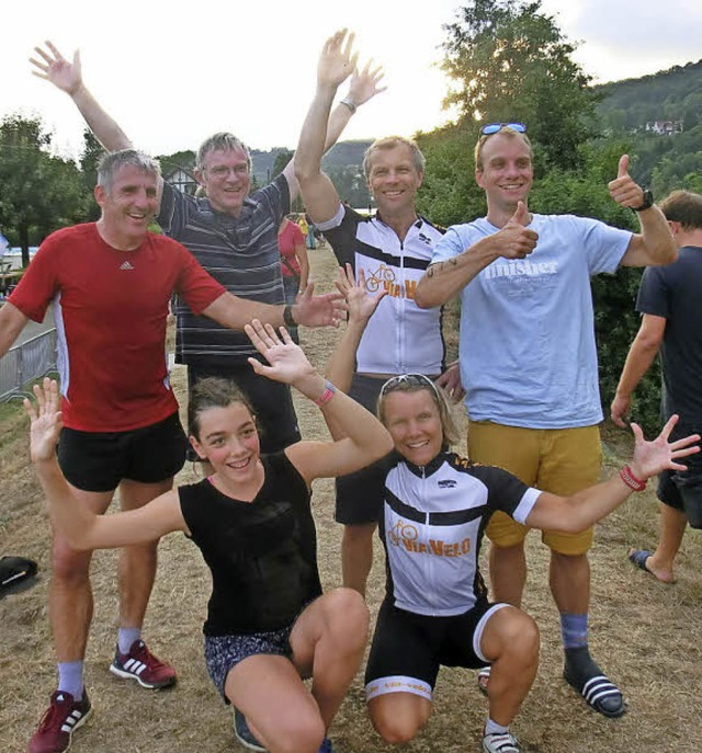 Laufen, schwimmen, Radfahren - darin s...e Ngele und Julia Polley sehr gut ab.  | Foto: privat