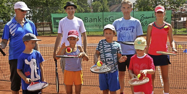 Spa mit der kleinen Filzkugel hatten ...z mit Maulburger Ferienspa-Kindern.    | Foto: Ralph Lacher