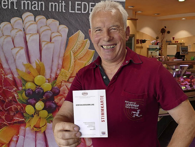 Joachim Lederer freut sich ber seine neuen Aufgaben.  | Foto: SENF