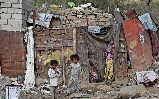 Notunterkunft im Brgerkriegsland Jemen  | Foto: DPA