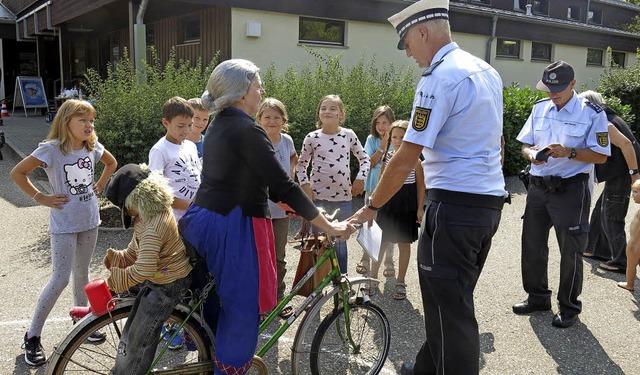 Dieses Fahrrad kam nicht durch die Verkehrskontrolle  | Foto: Georg Vo