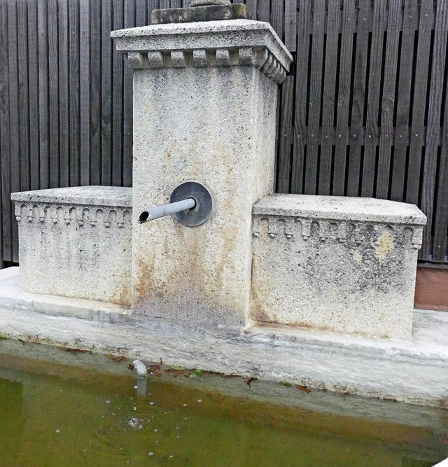 Auer Verdacht: Der Brunnen an der Bsiger Strae.   | Foto: M. Maier