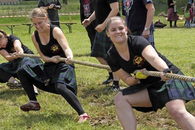 Fricktaler Highland Games finden am Wochenende, 1. und 2. September, in Wallbach/Schweiz statt.