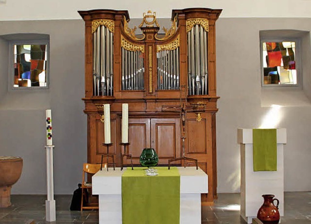 Michaelskirche Kaltenbach:   Der Blick...e gelungene Sanierung der alten Kirche  | Foto: Rolf-Dieter Kanmacher