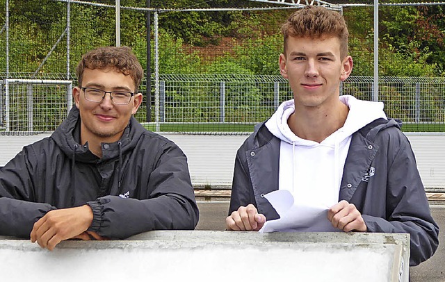 Fabian Hensler (rechts) und Philipp Marschall  | Foto: Peter Stellmach