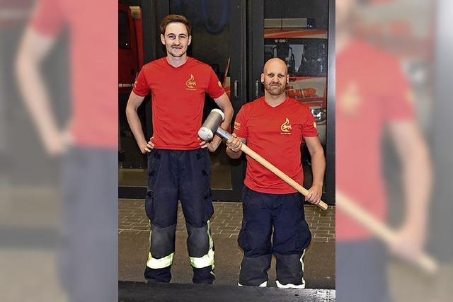 Firefighter machen sich klar fr den Wettkampf