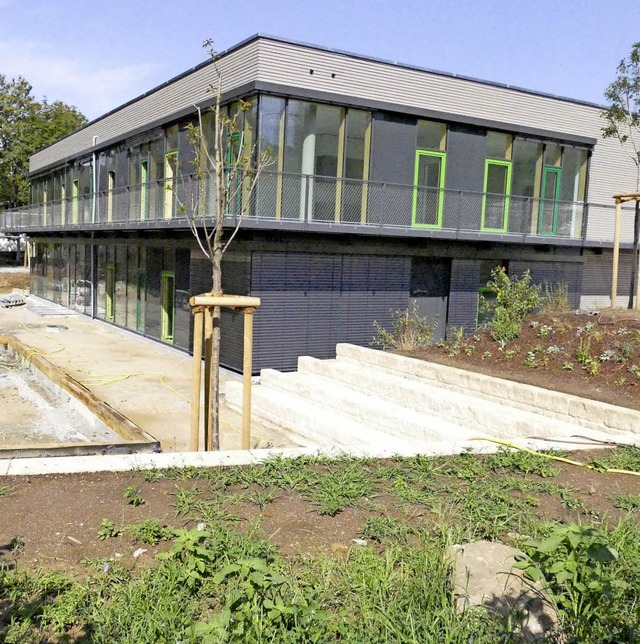 Im neuen Kinderhaus fehlen  nur noch die Bodenbelge.  | Foto: Maier