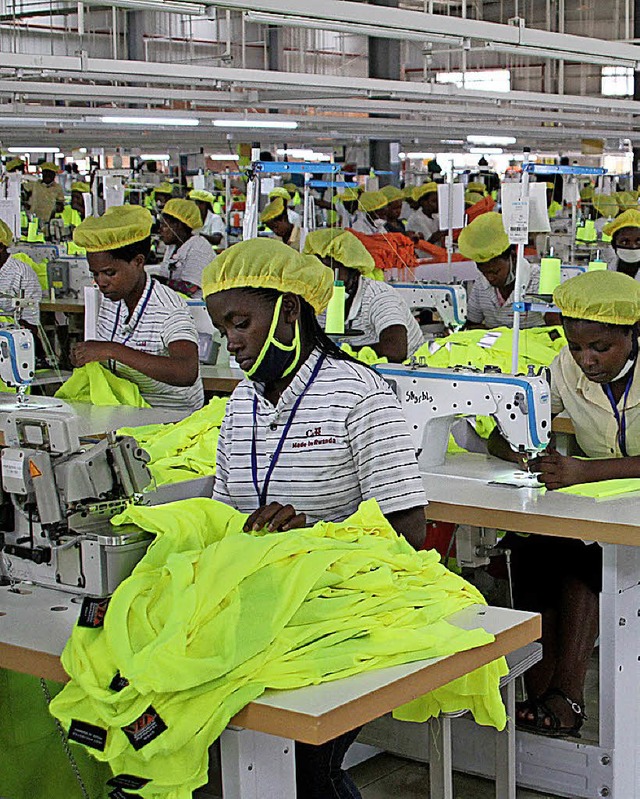 Chinesische Textilfabrik in Ruandas Hauptstadt Kigali  | Foto: DPA