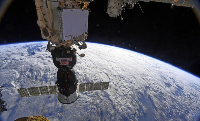 Mit der Sojus-Kapsel sollen Astronaute... kommen. Doch nun gab es ein Problem.   | Foto: dpa