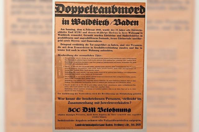 Ein Doppelmord wühlte 1949 Waldkirch auf