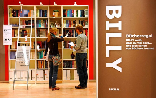 Ikeas Mbelklassiker Billy.  | Foto: Arne Dedert