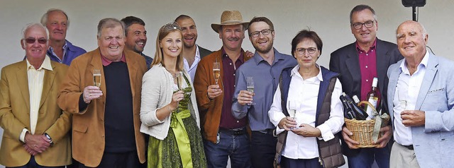 Aktuelle und frhere Macherinnen und M...er,  Meinrad Hurst und Gerhard Hurst.   | Foto: Heidi Ast