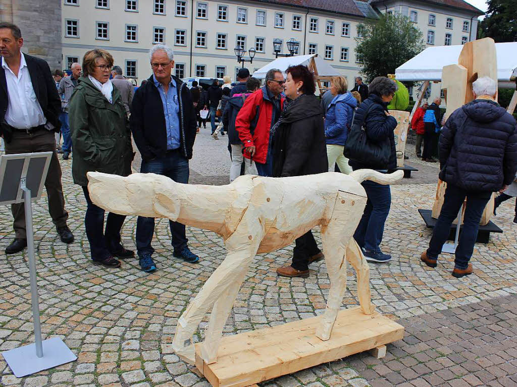 Viel zu sehen und zu erleben gab es in den letzten Tagen in St. Blasien rund um’s Holzbildhauersymposium