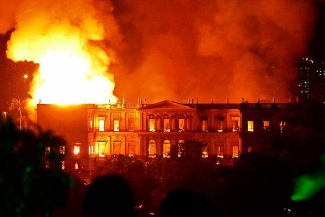 Feuer zerstört Brasiliens Nationalmuseum – und Millionen Kulturgüter