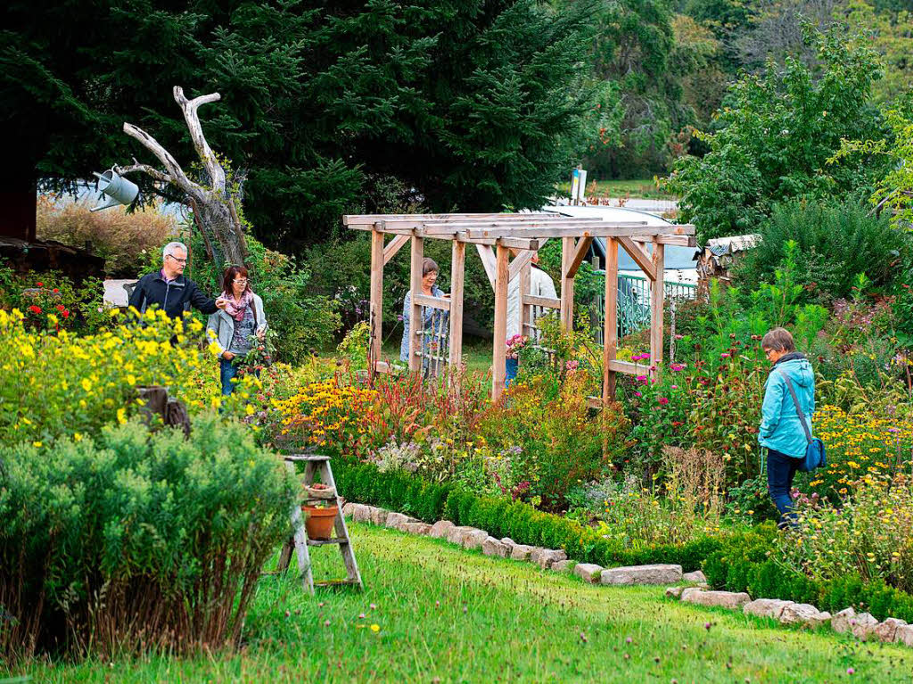 Inspiration pur in Floras Garten in Holzschlag: Besucher aus dem ganzen Hochschwarzwald folgten der Einladung von 