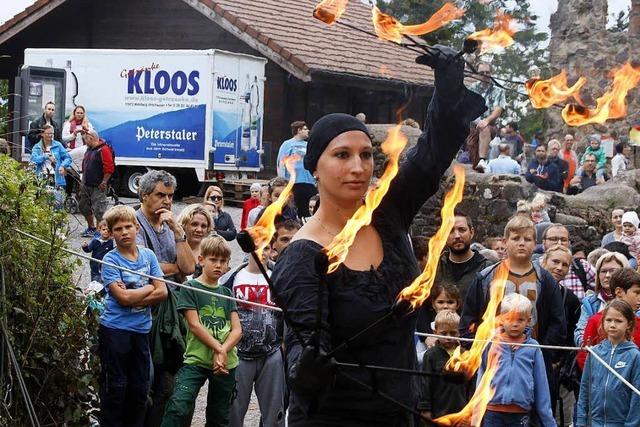 Fotos: Eindrcke vom Seelbacher Burgfest auf der Hohengeroldseck