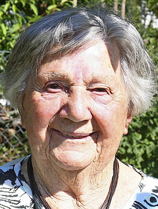 Amalia Schandelmeier wird 95 Jahre alt.  | Foto: Michael Masson