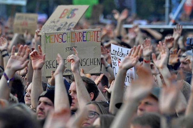 65 000 bei Konzert gegen Rassismus in Chemnitz