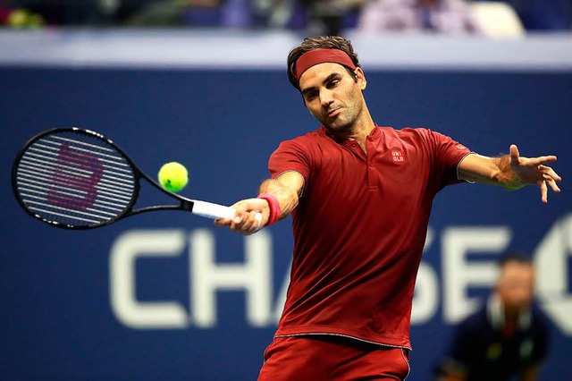 Roger Federer ist bei den US Open in N... als erster Titel-Favorit gescheitert.  | Foto: AFP