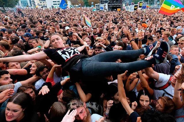 Fotos: 65.000 Menschen in Chemnitz bei Konzert gegen Rechts