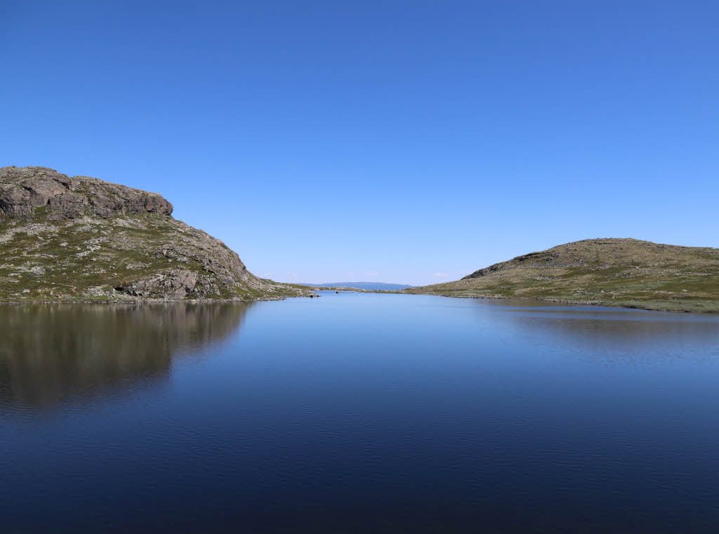 Dieses menschenleere Idyll entdeckte Manfred Strzebecher aus Wyhl in Hemsedal, Norwegen.  