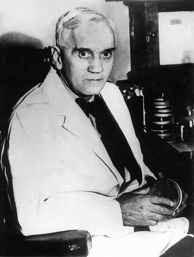 Alexander Flemming hat vor 90 Jahren den Wirkstoff Penicillin entdeckt.  | Foto: dpa