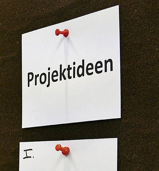 Gesucht: Projektideen   | Foto: Jrger