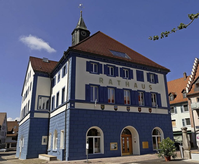 Das neu sanierte Rathaus kann am Sonnt...ag der offenen Tr besichtigt werden.   | Foto: Martin Wunderle