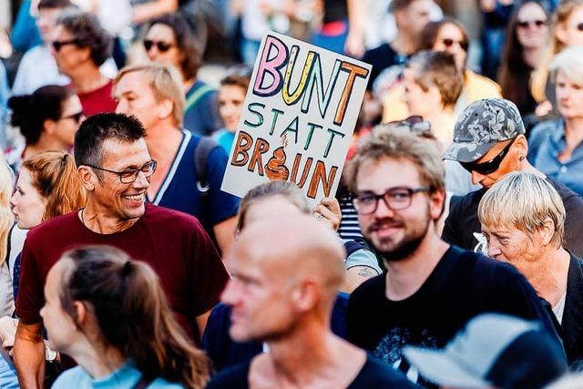 10.000 Menschen demonstrieren in Hamburg lautstark gegen rechte Hetze