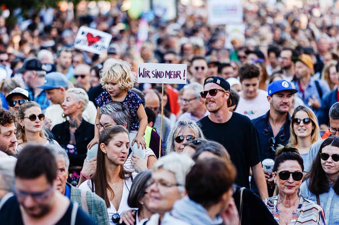 10.000 Menschen Demonstrieren In Hamburg Lautstark Gegen Rechte Hetze ...