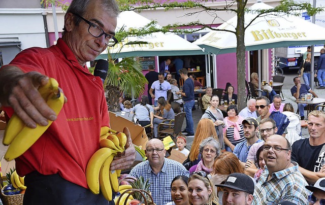 Auf dem Wagen von Bananen-Fred   | Foto: Horatio Gollin