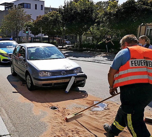 Verkehrsunfall  in Kollnau.   | Foto: FFW