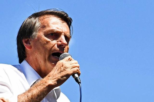 Offenbar Messer-Angriff auf brasilianischen Prsidentschaftskandidaten Bolsonaro