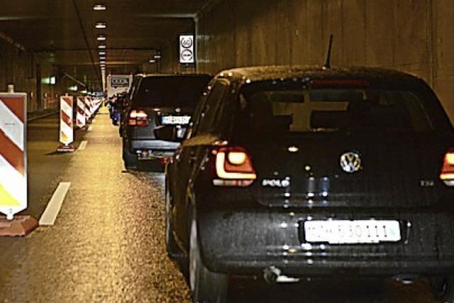 Kein Stau im Tunnel